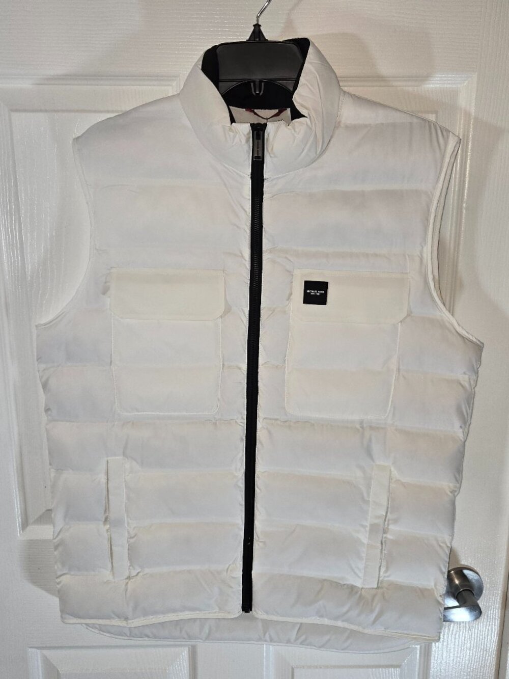 Michael Kors Quilted Puffer Vest - White
